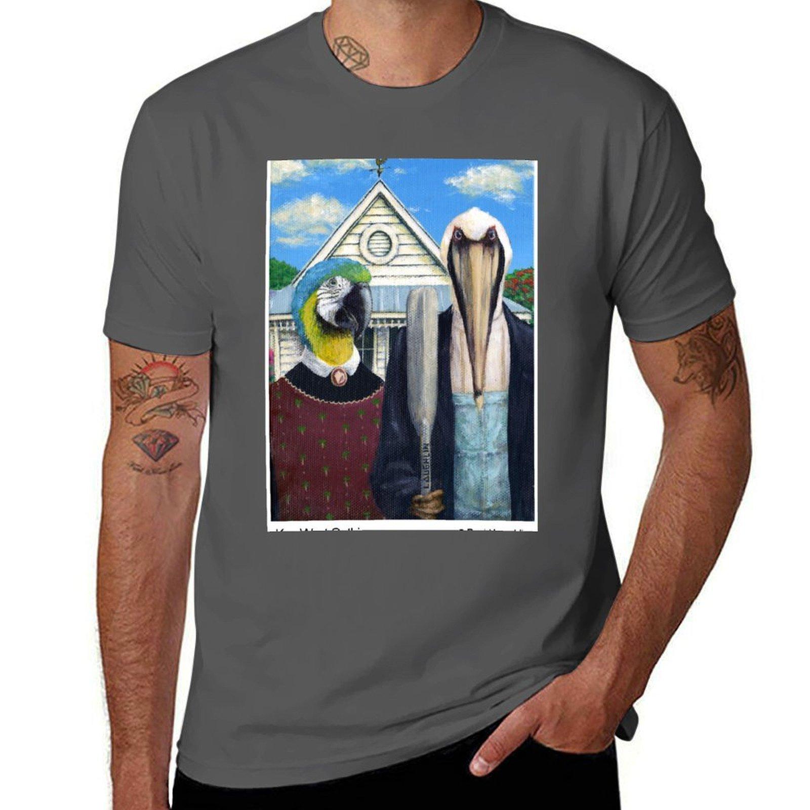 

Key West Gothic T-Shirt essential t shirt t shirt man designer man t shirt graphic T-Shirt 4XL