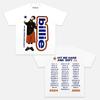 Unisex Shirt Cotton Oversize Large Size Billie Eilish Hit Me Hard And Soft Tour 24/25 White Sz L