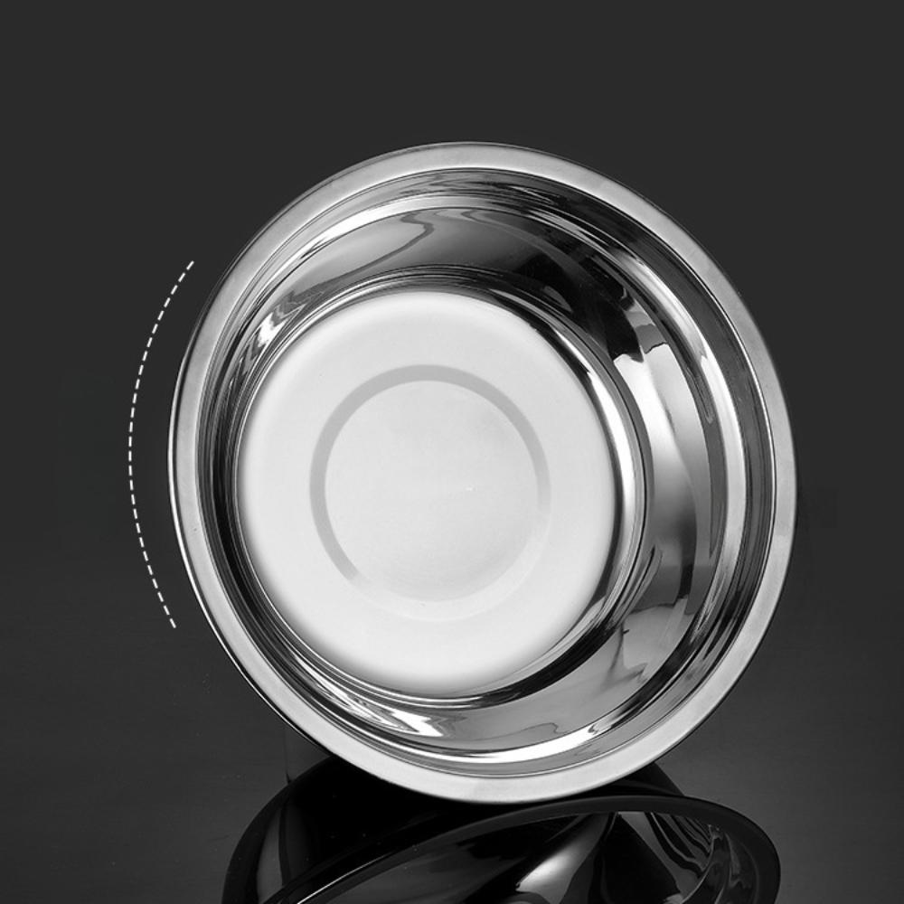 2/6/10PCS 304 Stainless Steel Pet Bowl: Non-Slip, Durable Food & Water Dish for Cats & Dogs, Easy To Clean & Chew-Proof