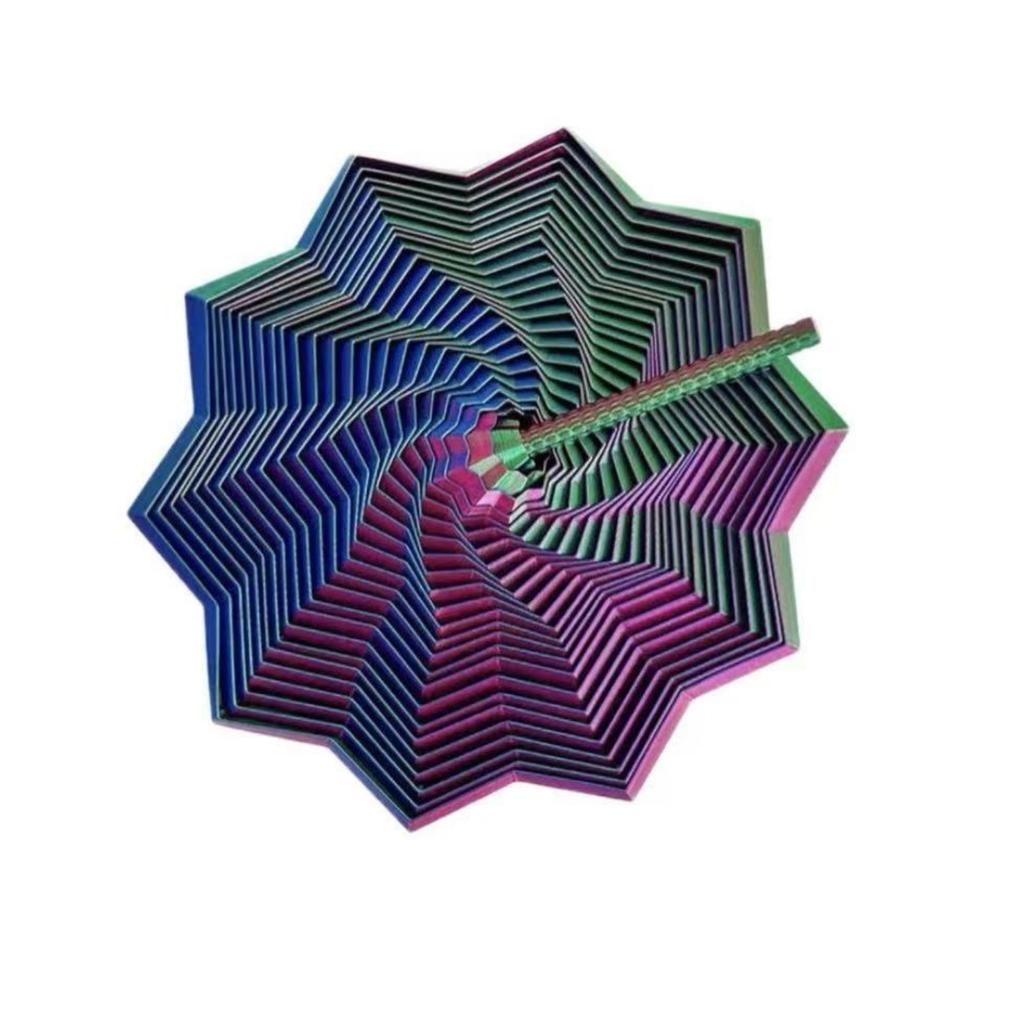 Druk 3D Rozszerzona Gwiazda Sensoryczna Fidget Sześciokąt Fidget Spiralny Narzędzia Sensoryczne Anty-Stresowe do Biura Ulgę w Stresie Prezenty