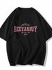 Unisex Pure Cotton Loose Fit Retro T-Shirt for Men, Women, and Plus-Size Chubby Individuals - Trendy Half Sleeve Couple Outfit.