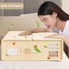 Bed Sheet Organizer Storage Box Large Capacity Dust Proof Foldable Duvet Cover Clothes Blankets Bedding Sheet Container with Handle Clear Window