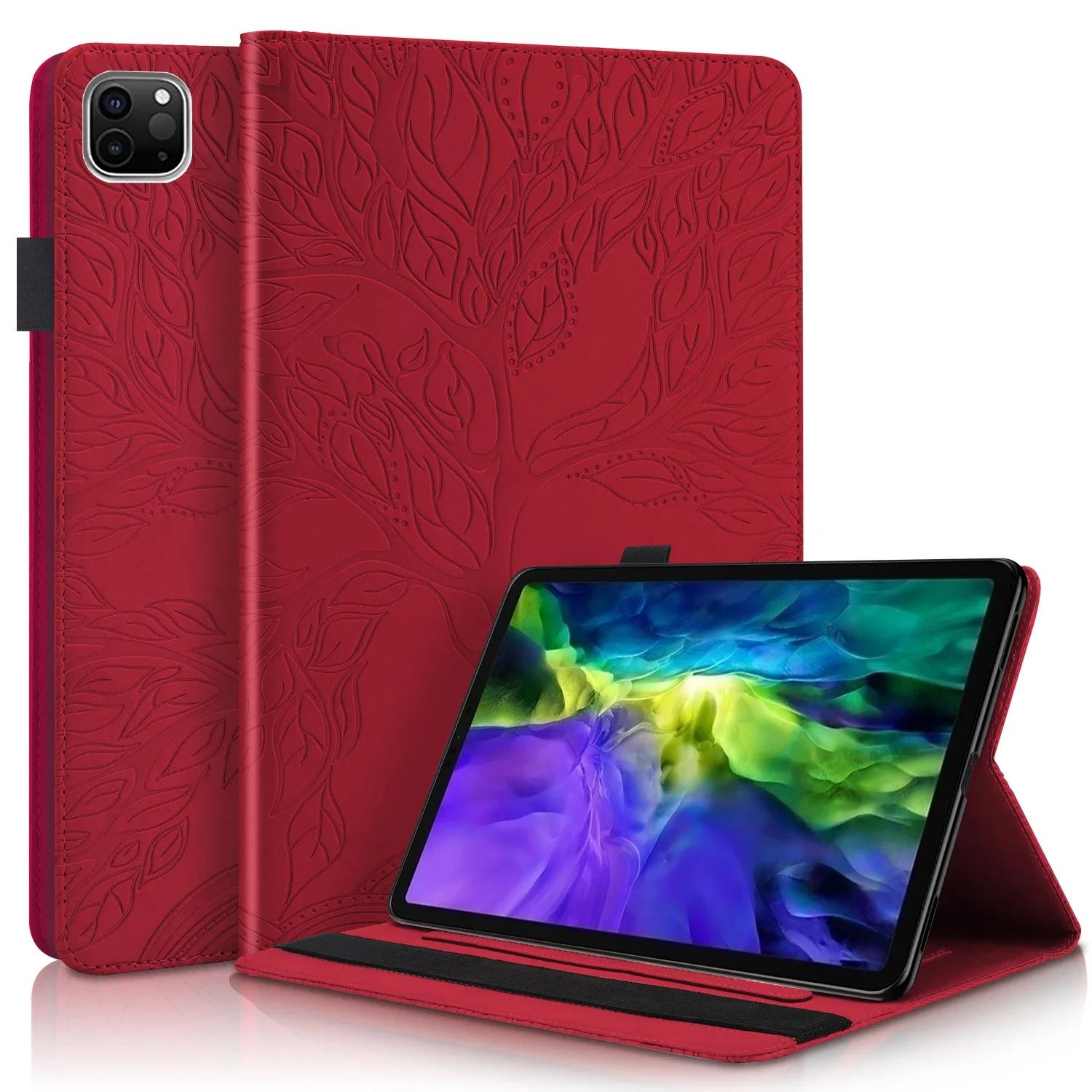 

Чехол-книжка с узором Дерево для iPad 2024 2025 Air Pro MINI 10.9 10.2 11 12.9 13 дюймов 3 4 5 6 7 8 9 10-го Поколения Кожаная Обложка for ipad 10th 2022 красный