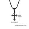 Small Cross Hip-Hop Necklaces For Women Men Retro Personality Pendant Accessories Religion Faith Jewelry Gift