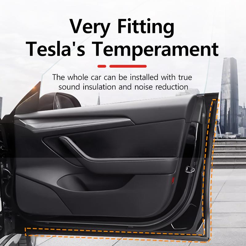 Car Soundproof Sealing Strip For Tesla Model Y/3 Noise Reduction Sound Insulation  Dust Prevention Modification Sealing Strip