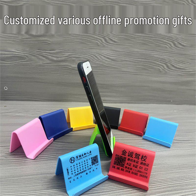 Custom Logo Portable Desktop Phone Stand for Advertising