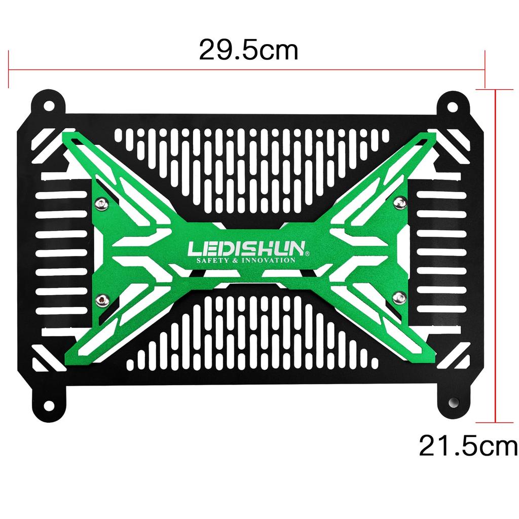LEDISHUN Radiator Core Guard for Kawasaki Ninja 400 Z400 Ninja 250 Z250 and Eliminator 400 Motorcycle Radiator Parts (2018-2023), (2019-2023),