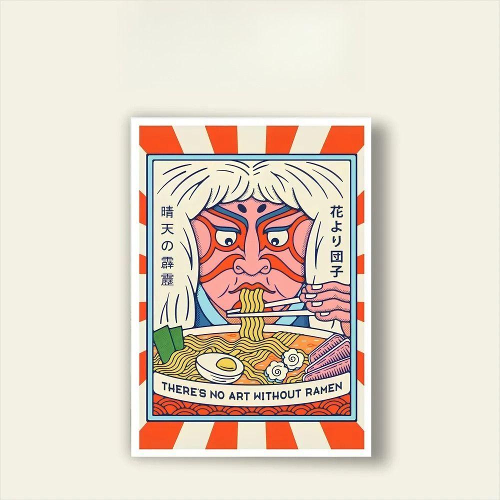 Blechschild Wandkunst Ramen Poster Metall Deko Retro Küche