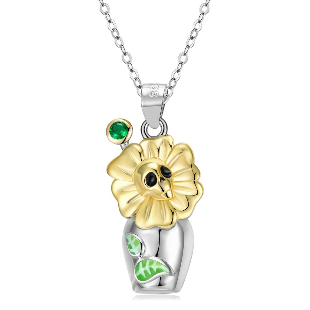 Cute Carrot Bunny Pendant Original 925 Sterling Silver Flower Skull Turtle Animal Heart Shape Pendant Necklaces Jewelry Making for Women Fashion