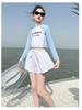 Children's Swimsuits Girls' Mid To Large Sized Split Shorts Sports and Casual Minimalist Style Little Girls' Vacation Hot Spring Swimsuits