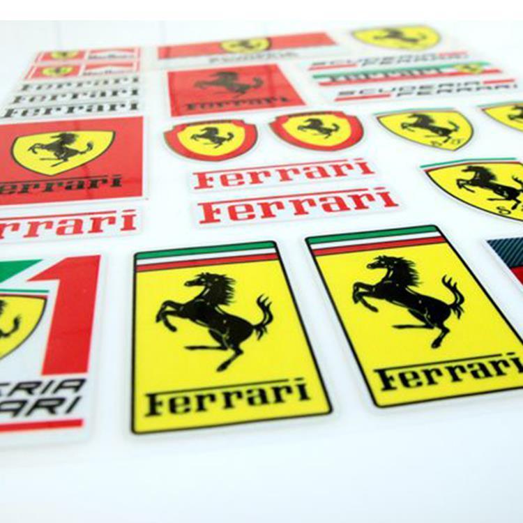 Car Motorcycle Bicycle Decorative Stickers For Ferrari F430 Stradale Roma 488 Spider SF90 Portofino F8 Superfast Accessories HS9