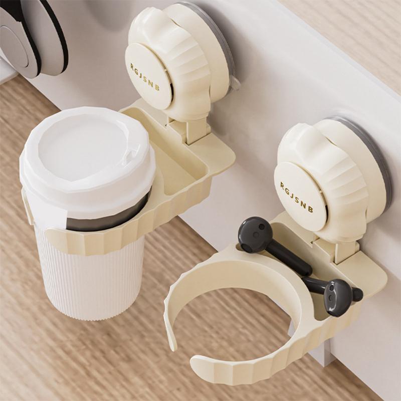 Sugkopp Mugghållare Bärbar Anti-tipp Sovrum Mugg Fixeringsklämma Multifunktionella Mjölkte Kaffe Mugghållare