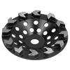 Diamond Grinding Wheel Cup 10 Teeth Black 180mm for Sanding Concrete Stone Cement