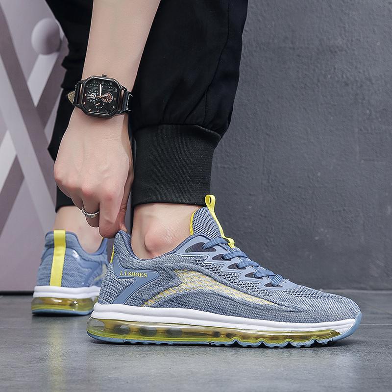 Fashion New Fashion Men Casual Sport Running Sneakers Flying Woven Shoes Fashion Trend Board Shoes Comfort Skateboard Shoes 48