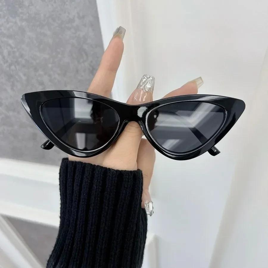 Designer Brand Cat Eye Sunglasses Women Men Colorful Small Frame Sun Glasses Female Mirror Colors Cool Fashion