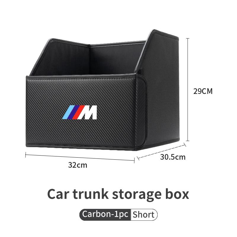 Car Sticker 2025 Hot Car Boot Organiser Storage Box Large Capacity Foldable Storage Box For BMW Series X1X4 X5 X7 G20 G38 F20 F3