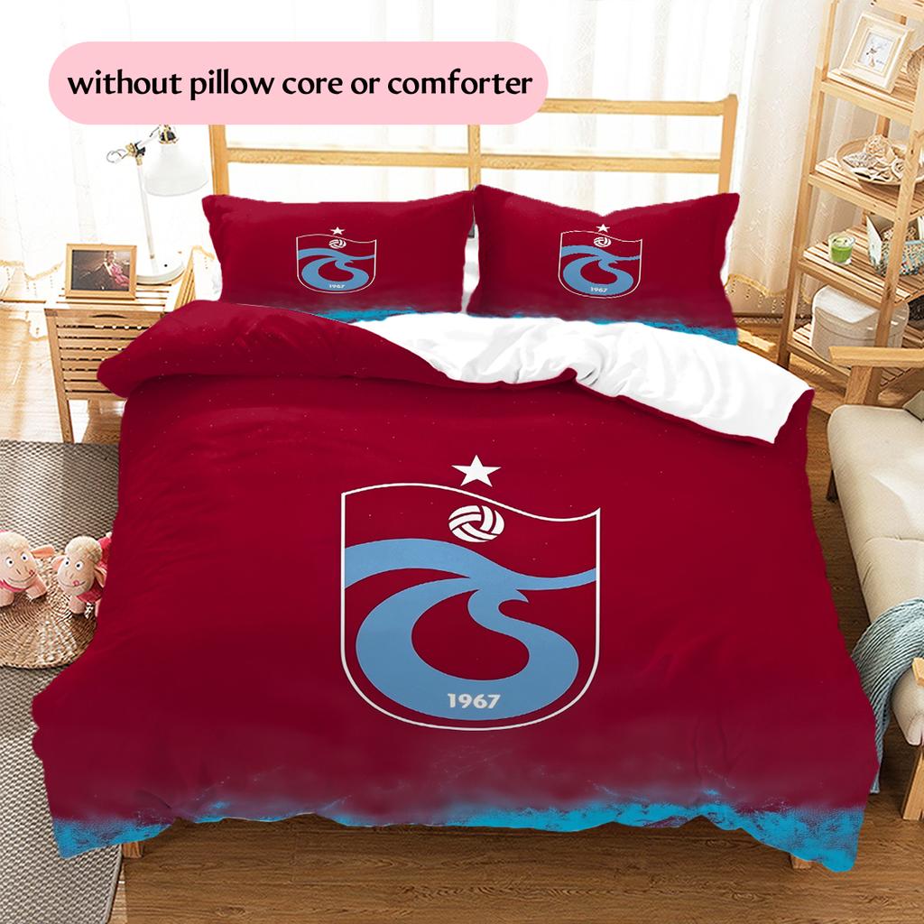 Biancheria da letto con motivo Trabzonspor Decorazione per la casa Regalo di compleanno e per le feste (1 * copripiumino + 2 * federa, senza nucleo)