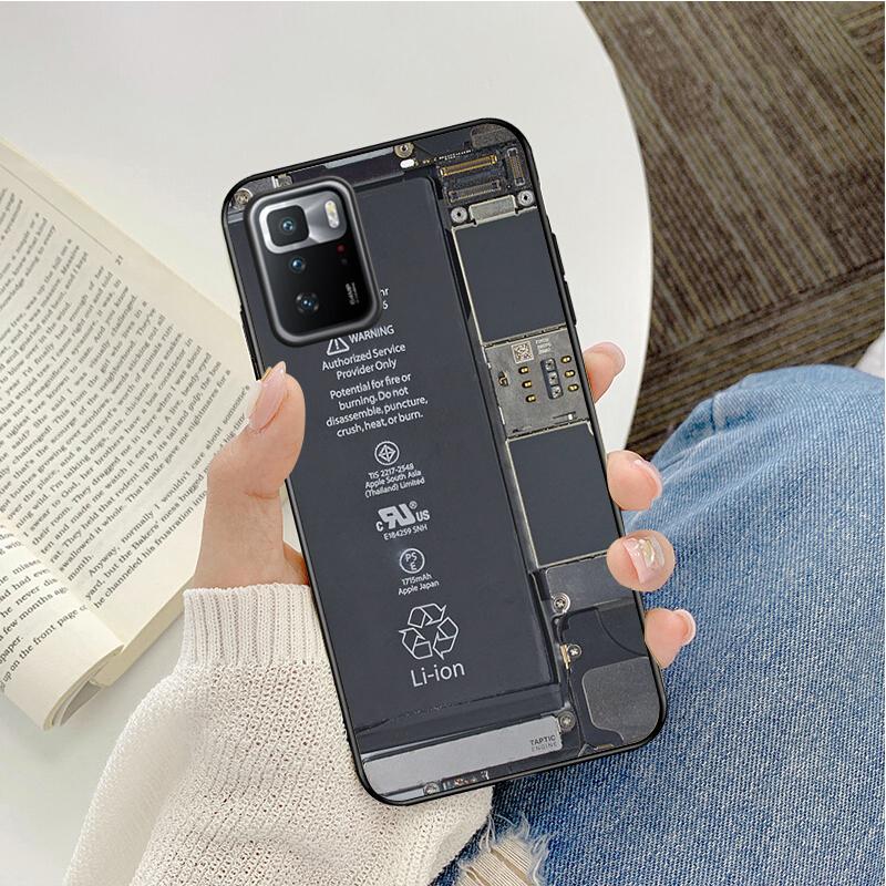 Akku Leiterplatte Handyhülle Für Xiaomi Redmi Note 11S 11 10 Pro 9Pro 8Pro Note9 9S 10S 9T Redmi 10 10C 9C 9A Funda Capa