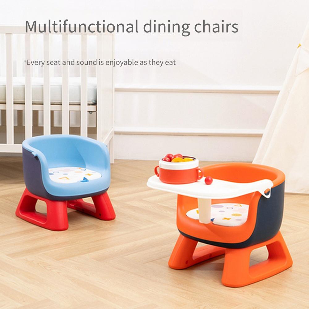 Sedia da pranzo per bambini Rikang, Sgabello cigolante per bambini piccoli con schienale, Sgabello basso da pranzo per bambini, Seduta per l'apprendimento a casa per neonati