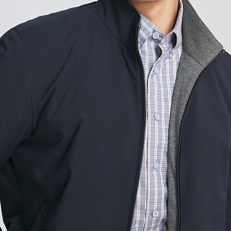 YOUNGOR Men's Padded Stand Collar Jacket