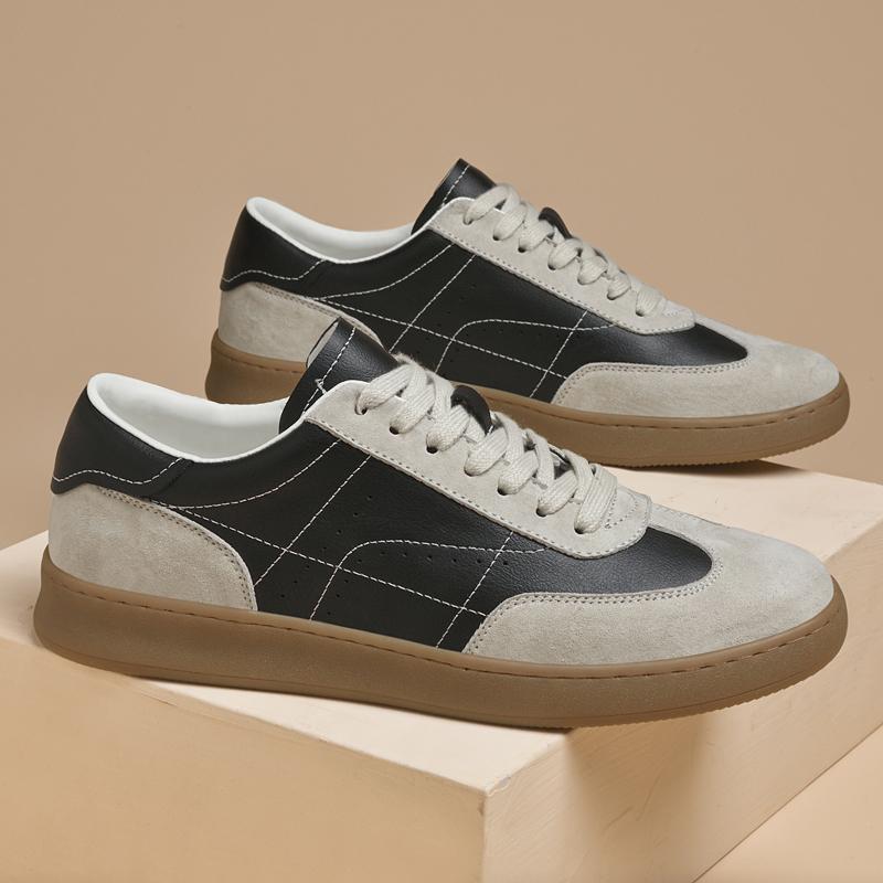 

Дизайнерская мужская кожаная повседневная обувь на шнуровке, мужские легкие удобные мягкие кроссовки для ходьбы, мокасины для вождения, мужские оксфорды для улицы 45 чёрный