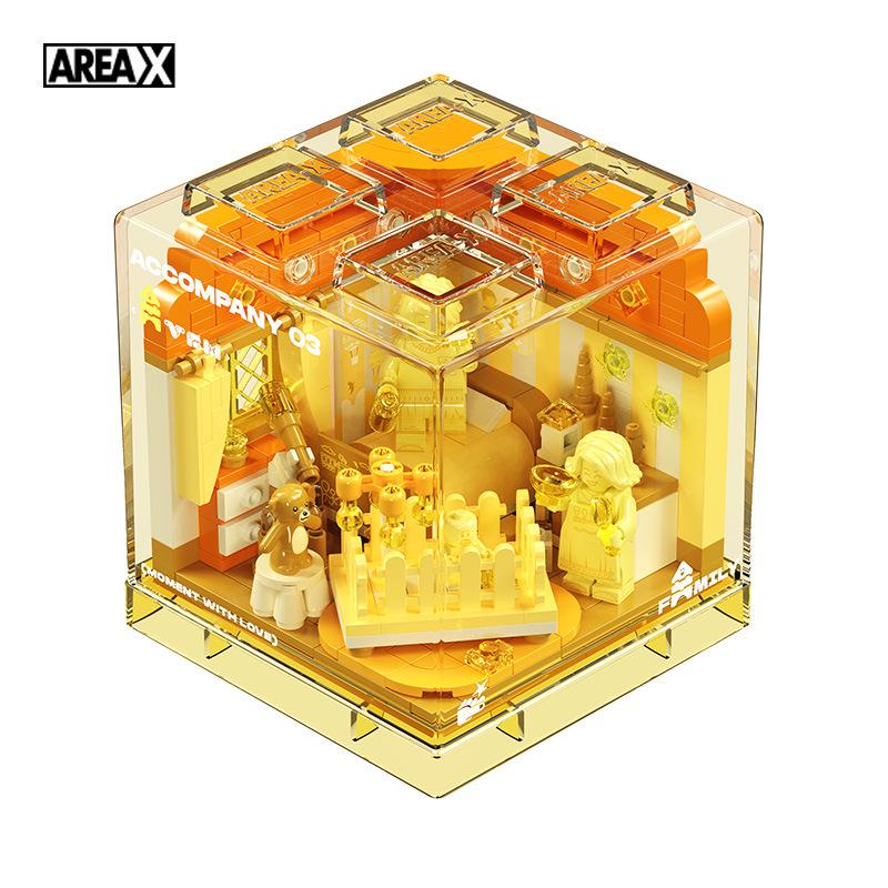 

SpongeBob, Stephen Chow, Mr. Bean Building Block Ornaments