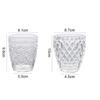300ml/320ml Embossed Crystal Glass Wine Glasses Spirits Glasses Creative High-end Glasses Whisky Glasses Beer Glass Wine Glass