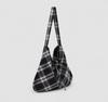 Atil Studio Cozy Check Shoulder Bag _Black