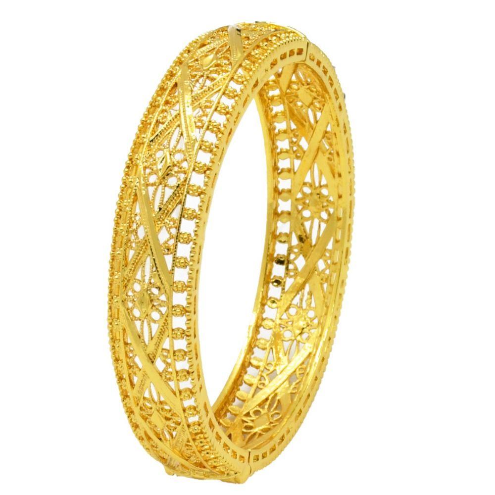 Boho Style Plated Bracelet Fortune Hollow Hand Bangle Retro Open Bangle  Jewelry Accessories