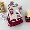 School bag Korean version ins cute contrasting colors camping light leisure travel versatile