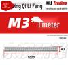 304 Stainless Steel Full Thread Rod, M8-M56, GB15389