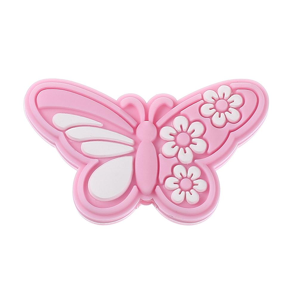 

10Pcs 19x32mm Cartoon Butterfly Silicone Beads Food Grade Teether Bead For Jewelry Making DIY Pacifier Chain Necklace Bracelet