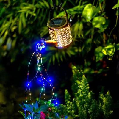 Colorful Solar Watering Can Decorative Light