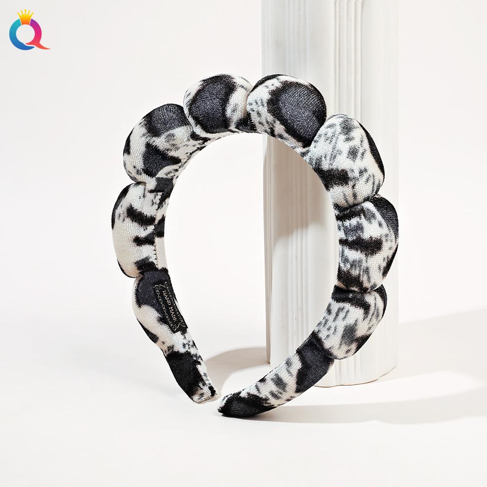 Fluffy Sponge Headband High Cranial Top Spa Headband Headband Headpiece