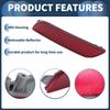 INFINAUTO Fit Toyota Camry 2019-2024 Bumper Reflector Rear Left 6.50"x1.14" Bumper Reflector Side Marker No.8192006060 Plastic Red Durable