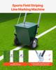 Dry Line Marker 2-Wheel 2 or 4 In Lines Heavy Duty Steel Chalker 25 Lbs