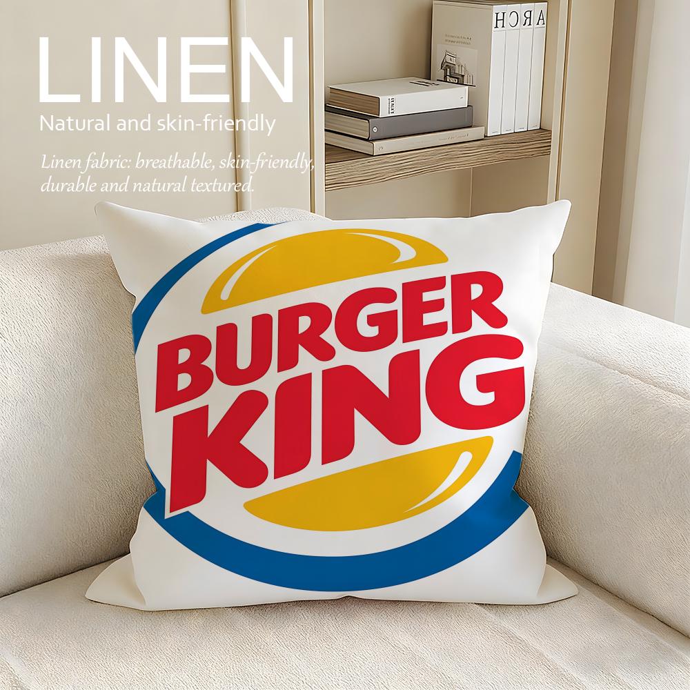 Marke Burger King Kissenbezug Kissenbezug Set Stk x x Atmungsaktiv Waschbar Sofakissenbezug
