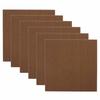Ginoya Felt Pads, Pack of 6, 15cm X 15cm, Furniture Protection Pads, Scratch Prevention and Soundproofing (Coffee)