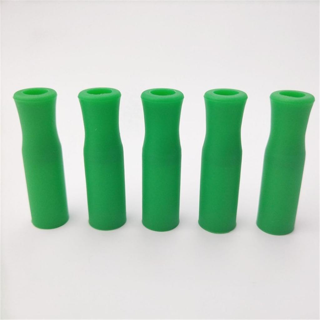 Multicolored Silicone Tips Cover Food Grade for Stainless Steel Straws Protective Cover Removable Reusable