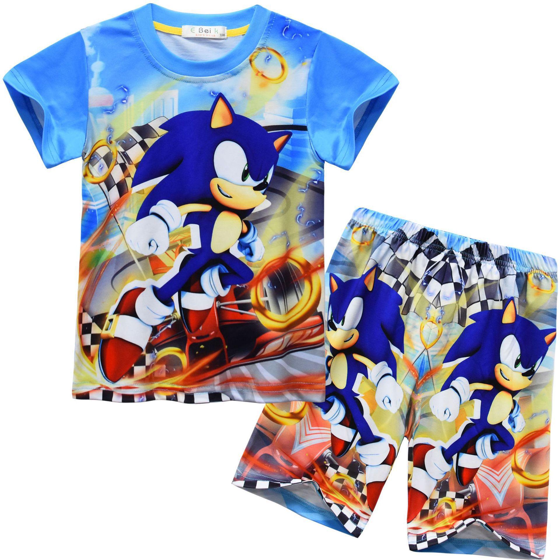 

Movie Animation Cartoon Digital Printing, Children S Short-Sleeved Loungewear Set 91142 100