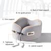 Memory Foam U-Shaped Neck Pillow for Travel Flight Comfort Support Ergonomic Sleep Cushion Headrest Plane Relief