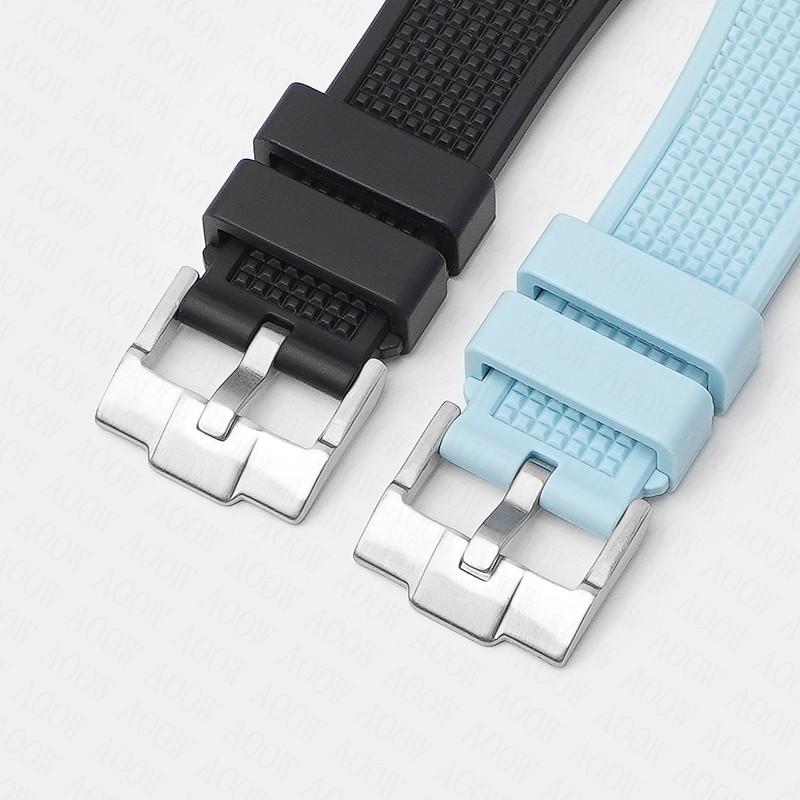 Convex End Strap for Tissot PRX Series T137.407/T137.410 Super Player Men Rubber Silicone Quick Release Watch Band 26x12mm