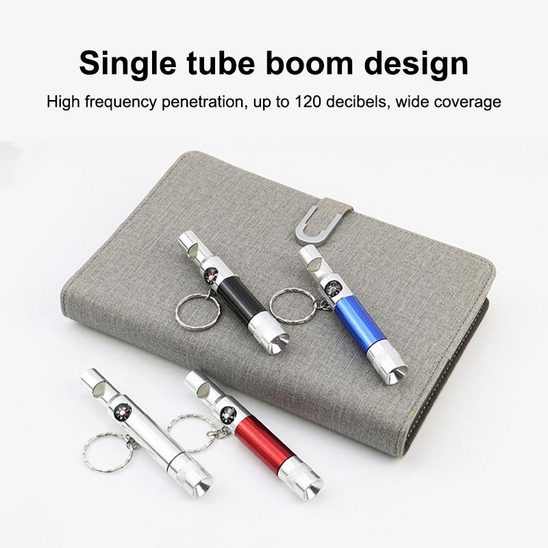 Whistle With Flashlight Quality Emergency Kit Keychain Climbing Keyring Portable Survival Outdoor Whistle 3-In-1 Flashlight Comp