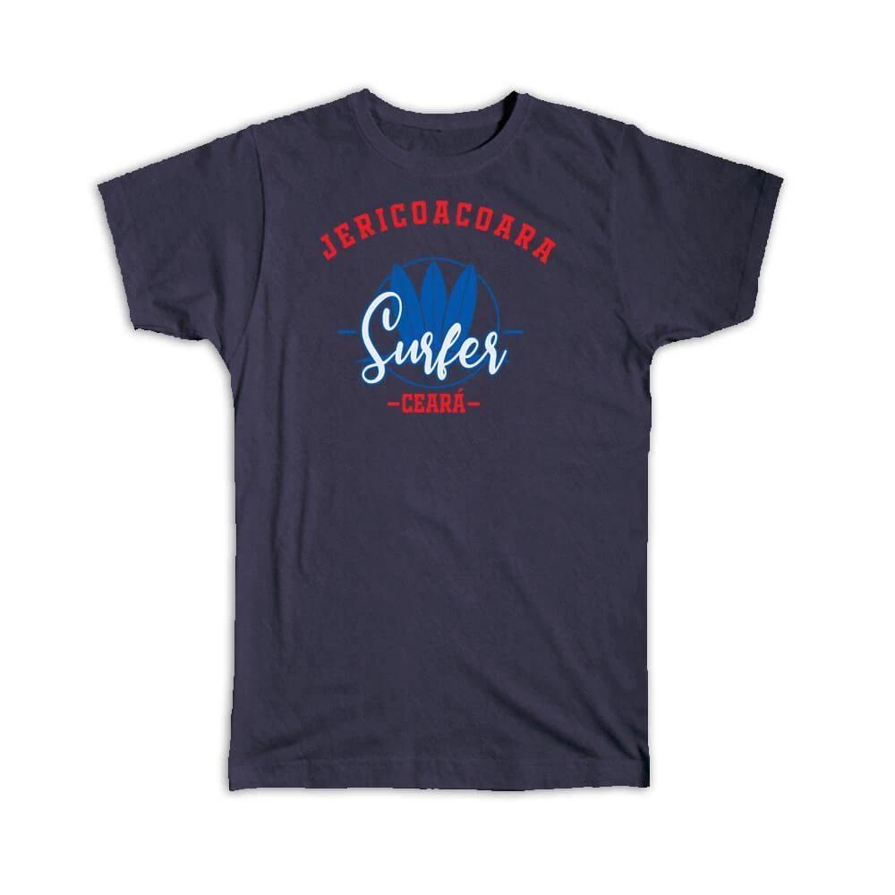 Gift T-Shirt : Jericoacoara Brasil Surfer Tropical Souvenir Travel XL