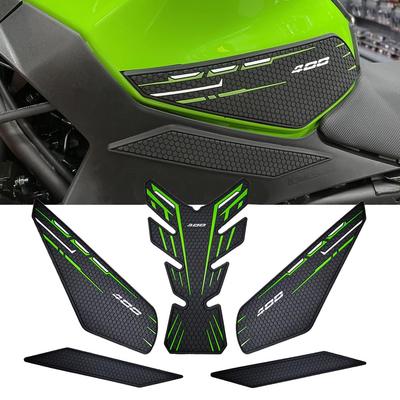 Dla Ninja 250 400 Z400 Akcesoria Boczne Nakładki Ochronne na Zbiornik Paliwa Naklejka Knee Grip Podkładki Trakcyjne 400 Z400 Ni.nj.a 2018-2024