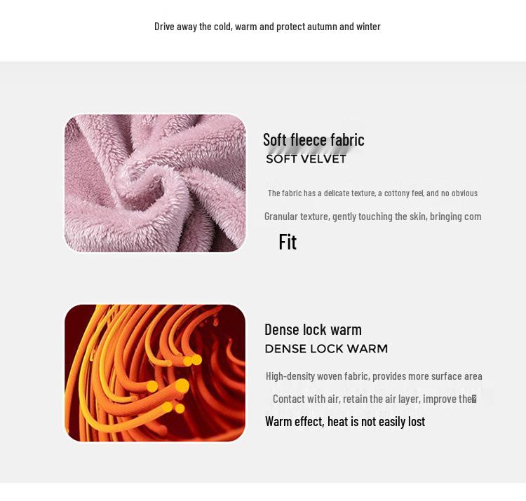 Autumn/Winter Fleece Couple's Jacket: Velvet-Thickened, Warm, Stand Collar, Pure Color Outerwear