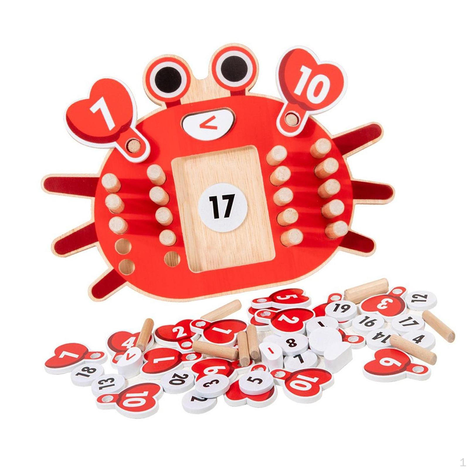 

Деревянный калькулятор Развивающие игрушки Обучающие игры Инструмент для обучения математике в дошкольном возрасте для 3-8 лет