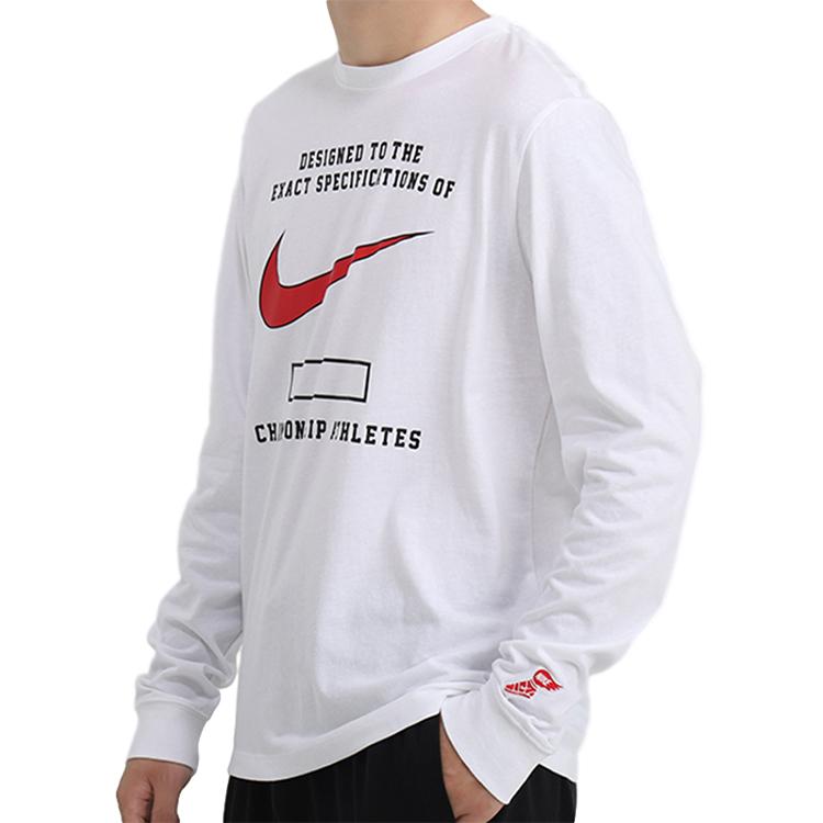 Nike Sportswear Casual Long-Sleeve T-Shirt Men Tops White CW0528-100