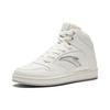 New Anta Cushioned Wear Resistant Slip Resistant High Top Skateboard Shoes Women's Ivory White 922348087-1