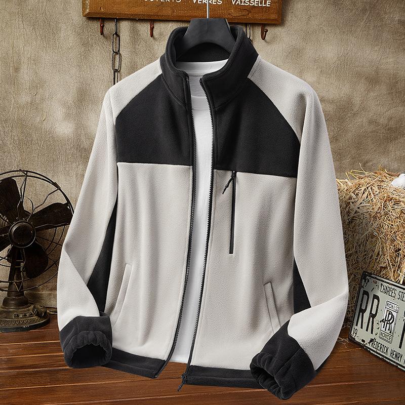 Autumn and Winter Styles with Fleece and Fleece for Casual Couples, Loose and Versatile Warm and Casual Hoodie Jacket